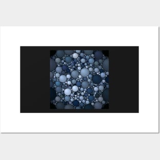 Blue Bubbles Posters and Art